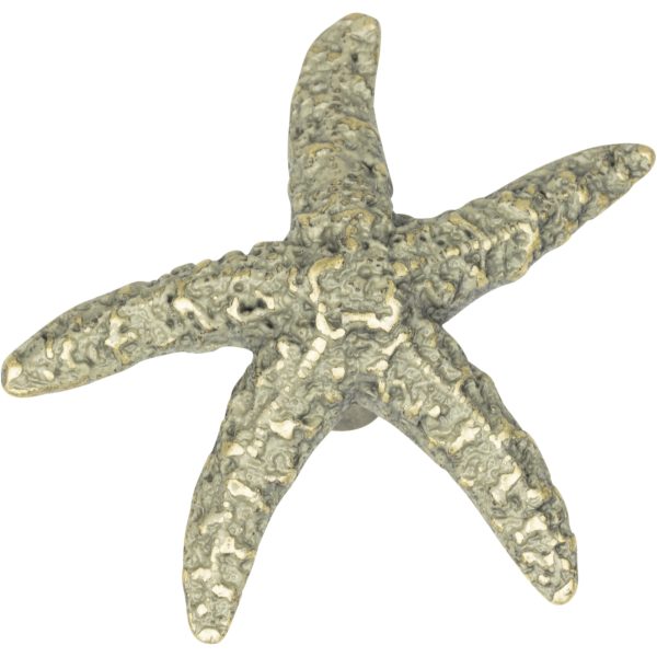Starfish Knob 2 Inch Verdigris - Image 3