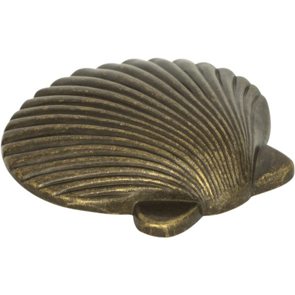 Clamshell Knob 2 Inch Burnished Bronze - Image 3