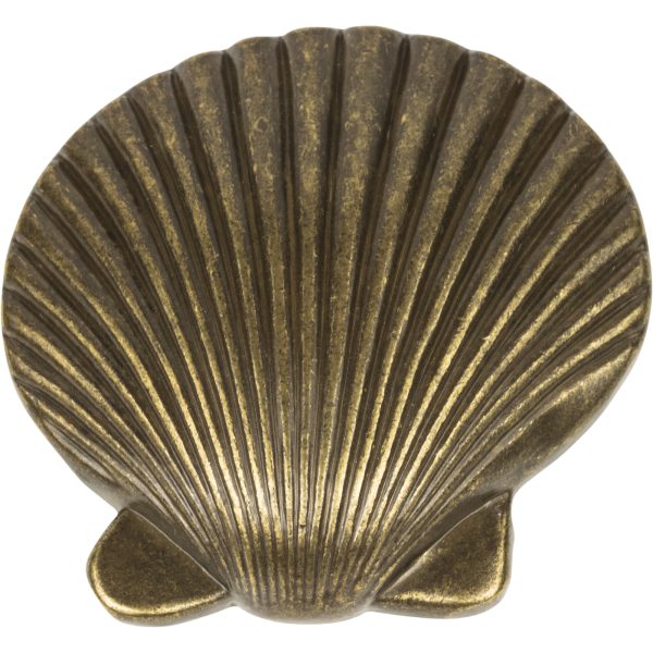 Clamshell Knob 2 Inch Burnished Bronze - Image 4