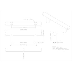 Key West Cabinet Pull (146) in Satin Nickel