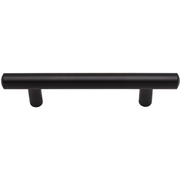 96 mm Center-to-Center Matte Black Key West Cabinet Bar Pull - Image 4