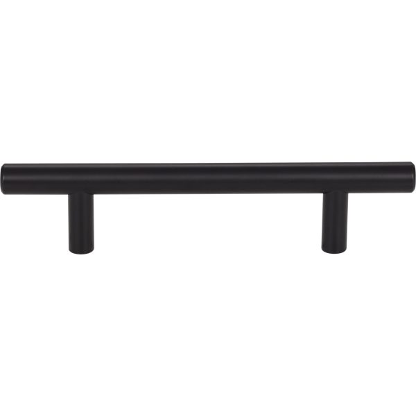 96 mm Center-to-Center Matte Black Naples Cabinet Bar Pull - Image 3