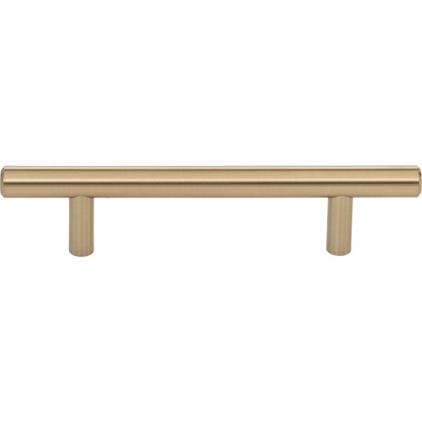96 mm Center-to-Center Satin Bronze Naples Cabinet Bar Pull - Image 3