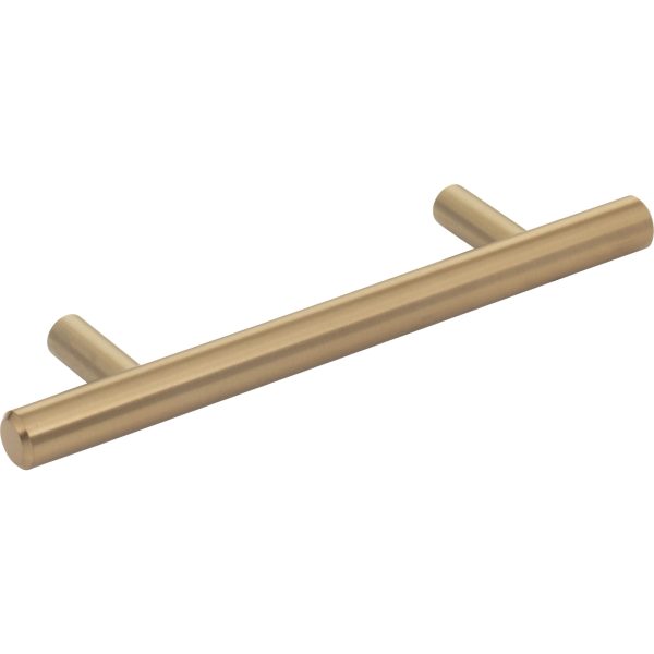 96 mm Center-to-Center Satin Bronze Naples Cabinet Bar Pull - Image 4