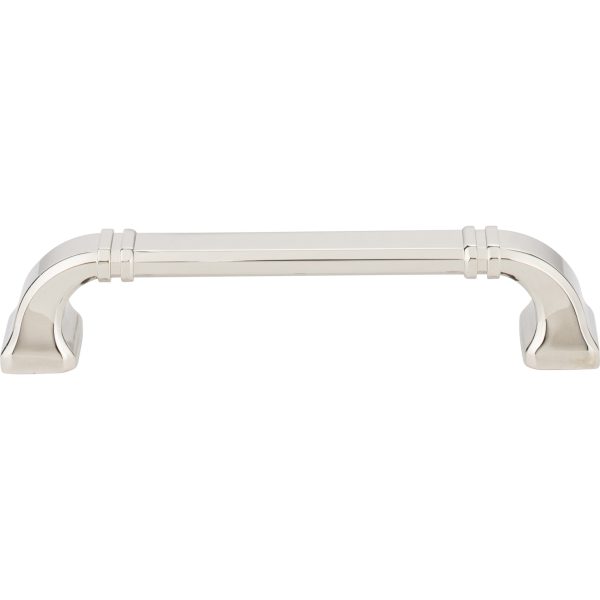 128 mm Center-to-Center Polished Nickel Ella Cabinet Pull - Image 3