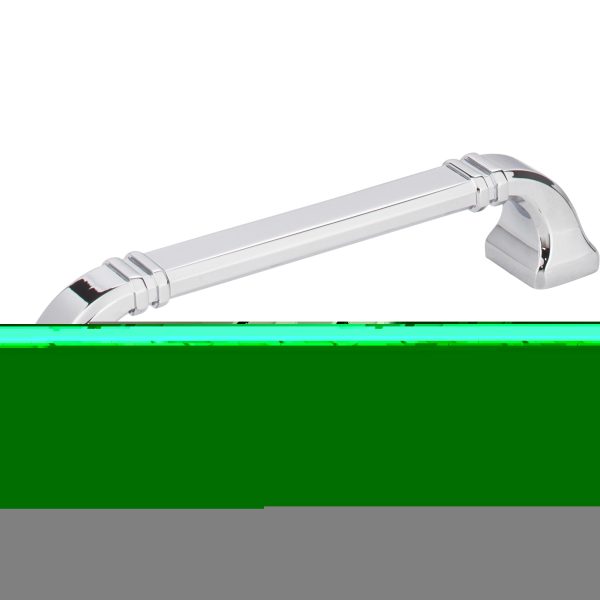128 mm Center-to-Center Polished Chrome Ella Cabinet Pull