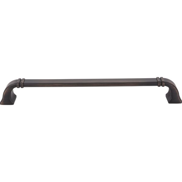 12" Center-to-Center Brushed Oil Rubbed Bronze Ella Appliance Handle - Image 3