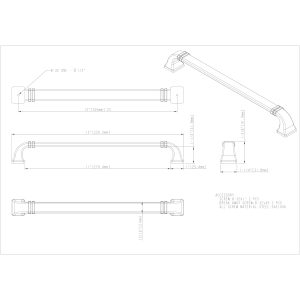 Ella Appliance Pull in Satin Nickel