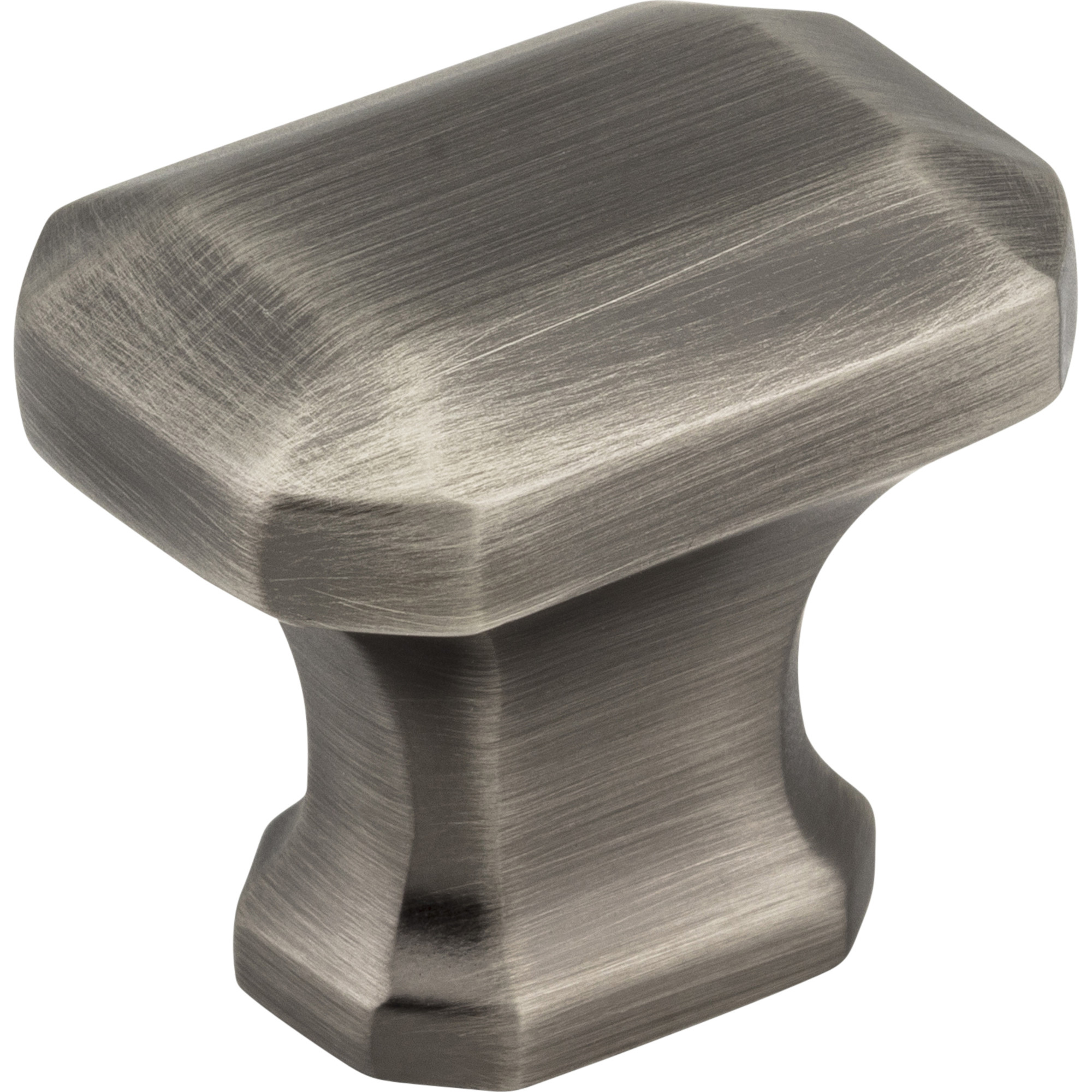 1-1/4" Overall Length Brushed Pewter Emerald Ella Cabinet Knob
