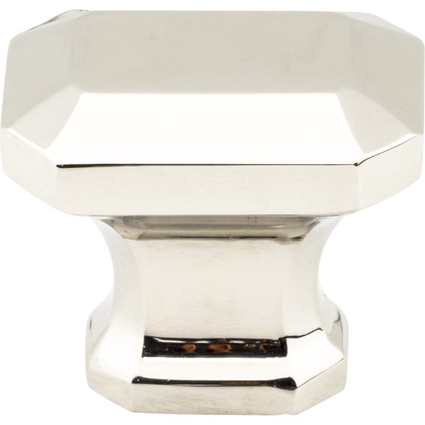 1-1/4" Overall Length Polished Nickel Emerald Ella Cabinet Knob - Image 3