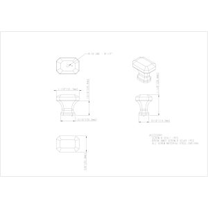 Ella Cabinet Knob in Satin Nickel