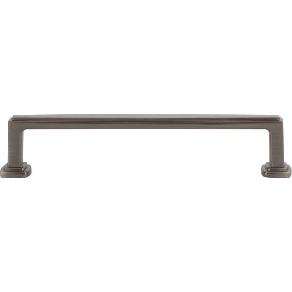 128 mm Center-to-Center Brushed Pewter Richard Cabinet Pull - Image 6