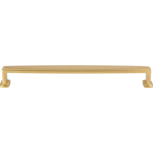 12" Center-to-Center Brushed Gold Richard Appliance Handle - Image 3