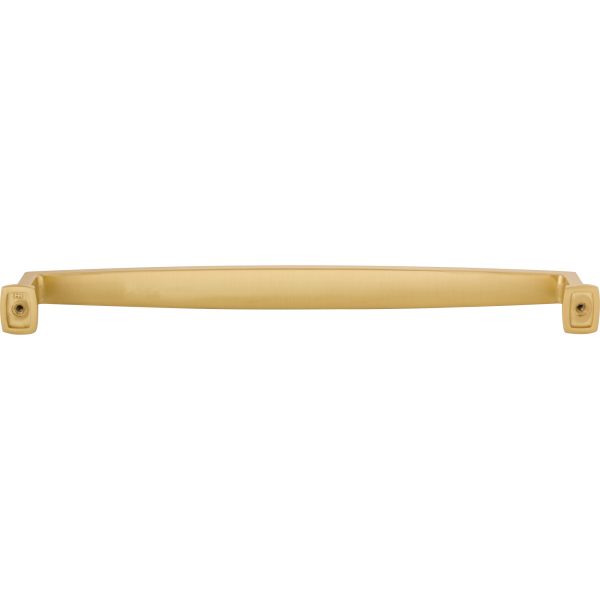 12" Center-to-Center Brushed Gold Richard Appliance Handle - Image 5