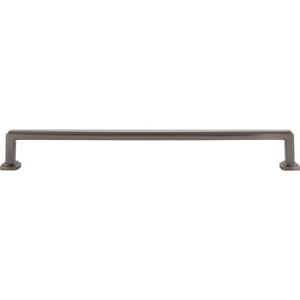 12" Center-to-Center Brushed Pewter Richard Appliance Handle - Image 6