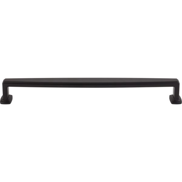 12" Center-to-Center Matte Black Richard Appliance Handle - Image 3