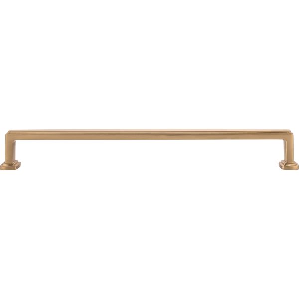 12" Center-to-Center Satin Bronze Richard Appliance Handle - Image 6
