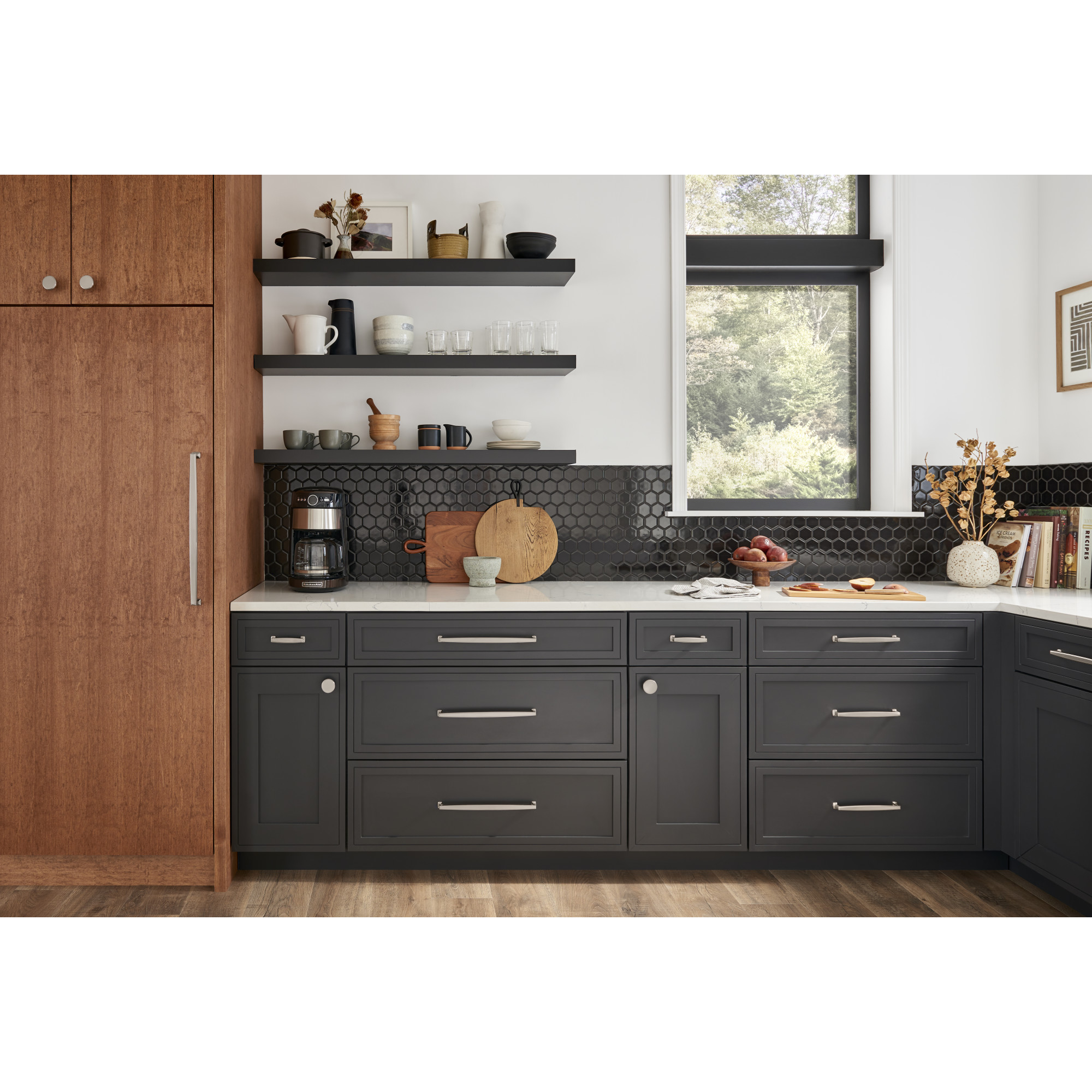 Richard Appliance Pull in Satin Nickel