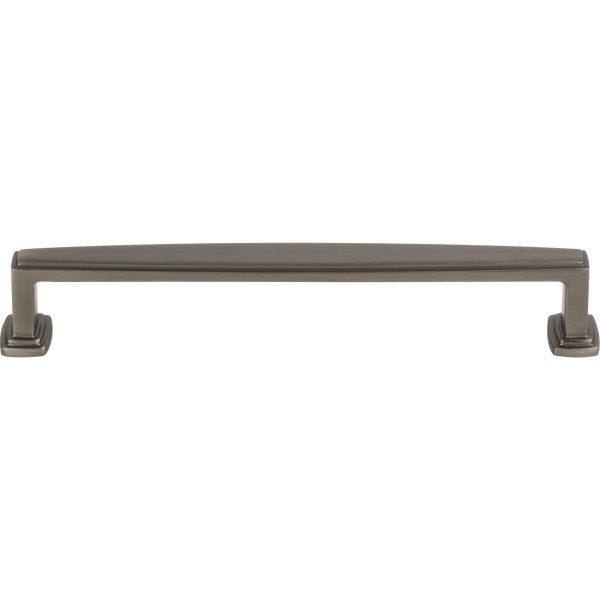 160 mm Center-to-Center Brushed Pewter Richard Cabinet Pull - Image 3