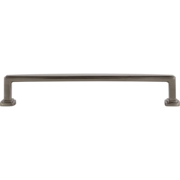 160 mm Center-to-Center Brushed Pewter Richard Cabinet Pull - Image 6