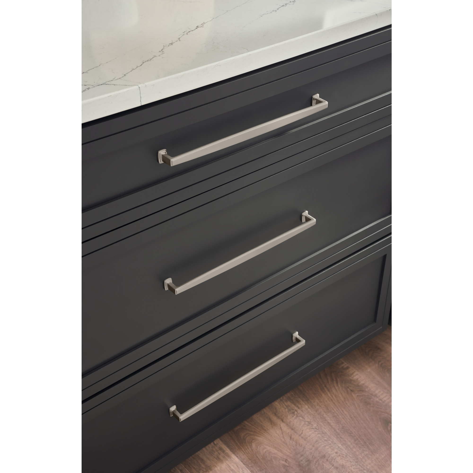 Richard Cabinet Pull in Satin Nickel
