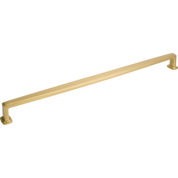 18" Center-to-Center Brushed Gold Richard Appliance Handle