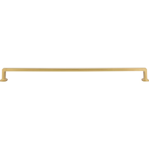 18" Center-to-Center Brushed Gold Richard Appliance Handle - Image 6
