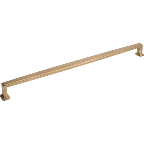 18" Center-to-Center Satin Bronze Richard Appliance Handle