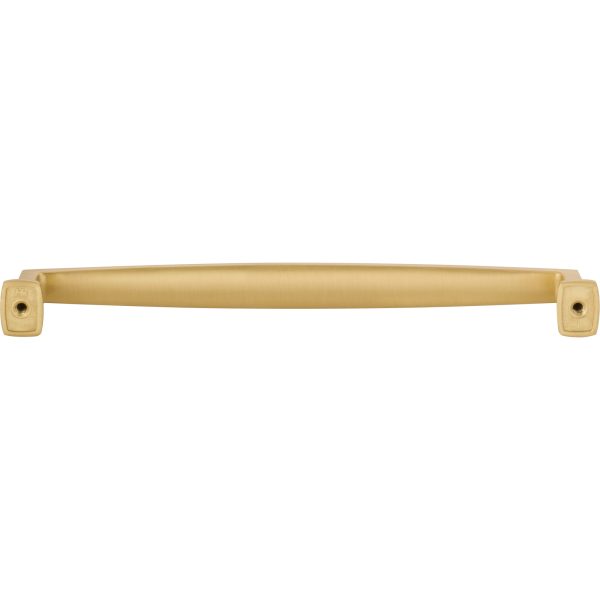192 mm Center-to-Center Brushed Gold Richard Cabinet Pull - Image 5