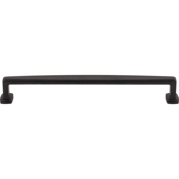 192 mm Center-to-Center Matte Black Richard Cabinet Pull - Image 3