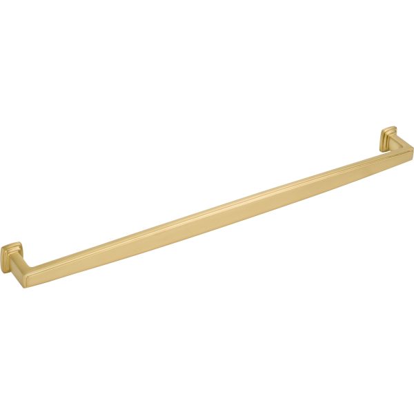 305 mm Center-to-Center Brushed Gold Richard Cabinet Pull - Image 4