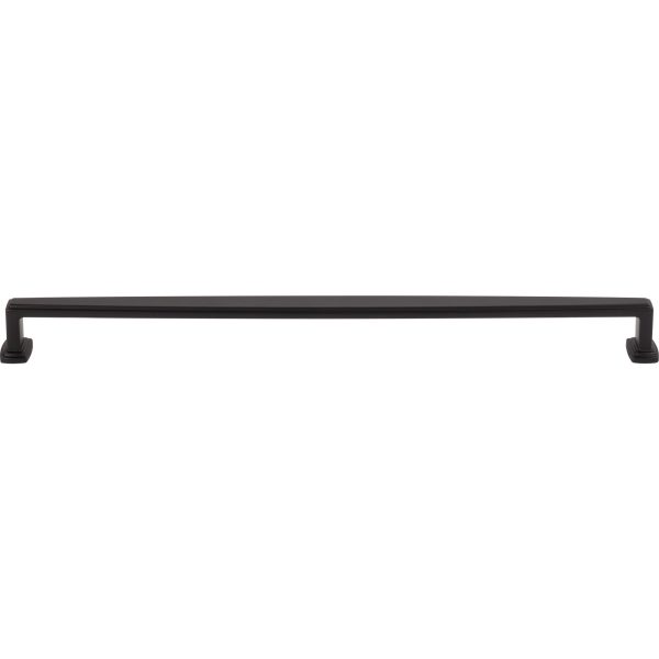 305 mm Center-to-Center Matte Black Richard Cabinet Pull - Image 3