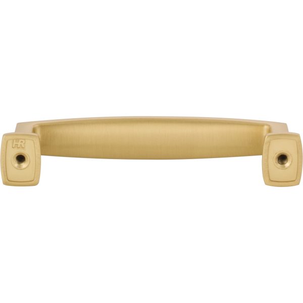 96 mm Center-to-Center Brushed Gold Richard Cabinet Pull - Image 5