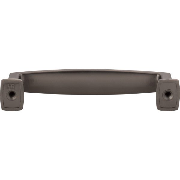 96 mm Center-to-Center Brushed Pewter Richard Cabinet Pull - Image 5