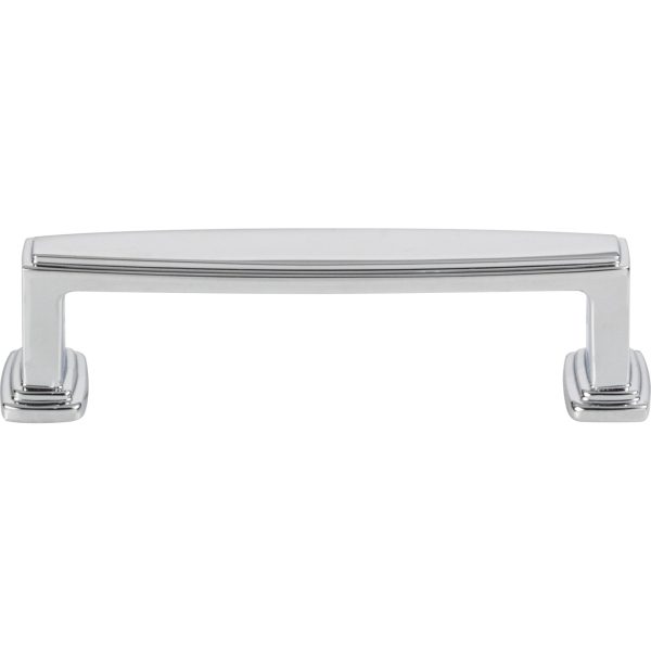 96 mm Center-to-Center Polished Chrome Richard Cabinet Pull - Image 3
