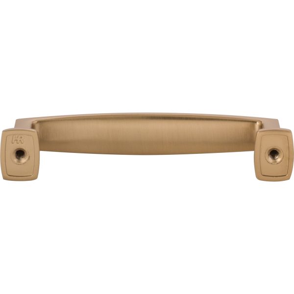 96 mm Center-to-Center Satin Bronze Richard Cabinet Pull - Image 5