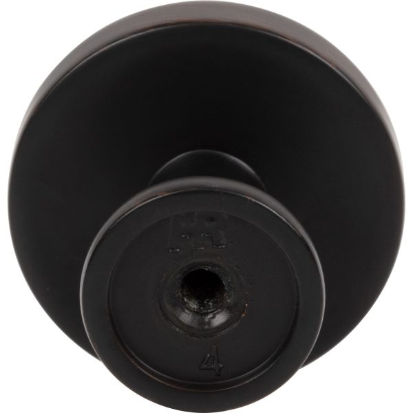1-1/4" Diameter Brushed Oil Rubbed Bronze Richard Cabinet Knob - Image 4