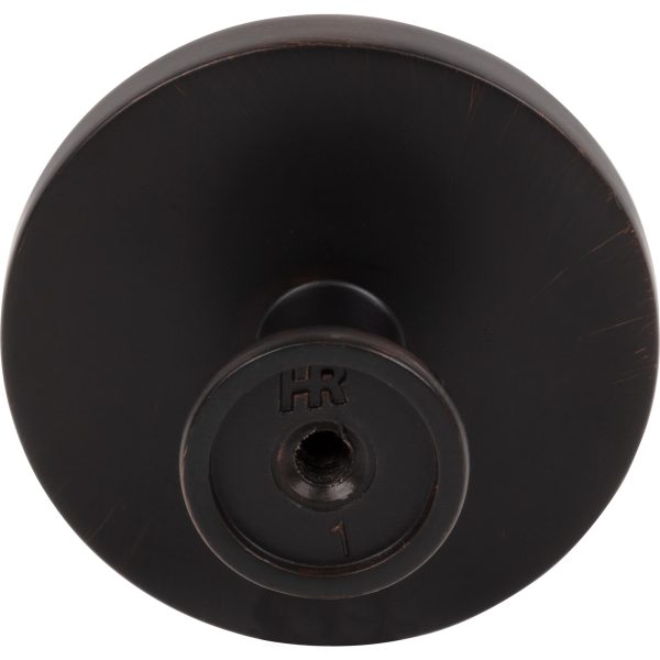 1-3/4" Diameter Brushed Oil Rubbed Bronze Richard Cabinet Knob - Image 4