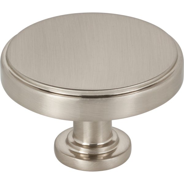 1-3/4" Diameter Satin Nickel Richard Cabinet Knob