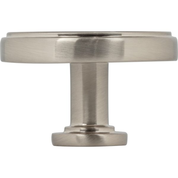1-3/4" Diameter Satin Nickel Richard Cabinet Knob - Image 5