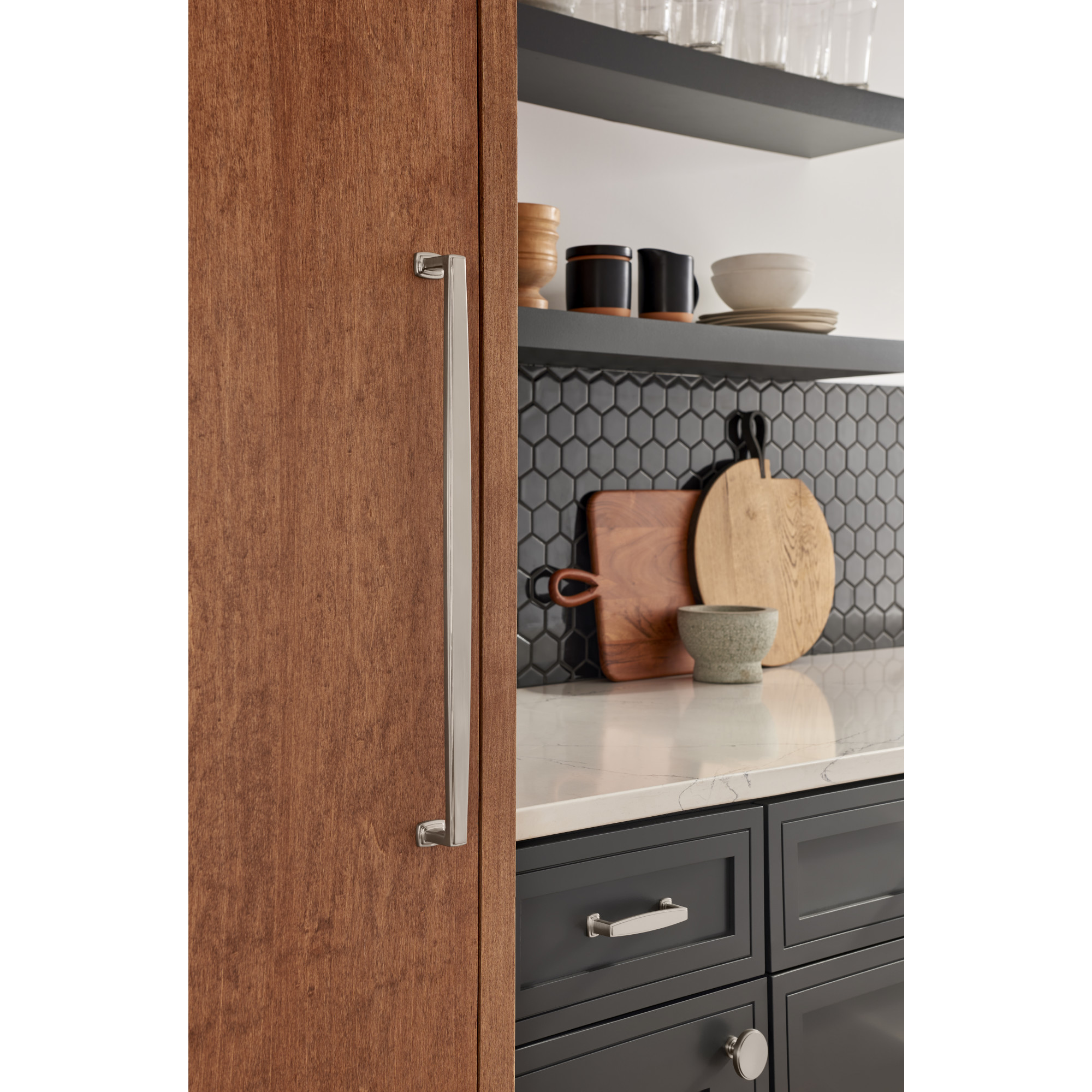 Richard Cabinet Knob (171L) in Satin Nickel