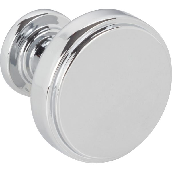 1-1/4" Diameter Polished Chrome Richard Cabinet Knob - Image 3