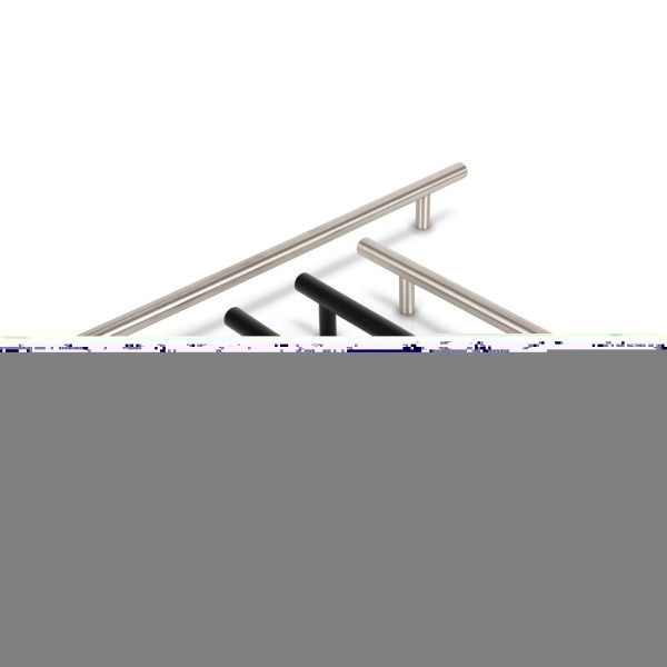 128 mm Center-to-Center Hollow Matte Black Stainless Steel Naples Cabinet Bar Pull - Image 6