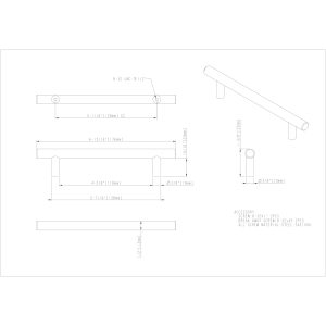Naples Cabinet Pull (176) in Satin Nickel