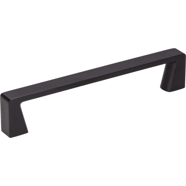 128 mm Center-to-Center Matte Black Square Boswell Cabinet Pull