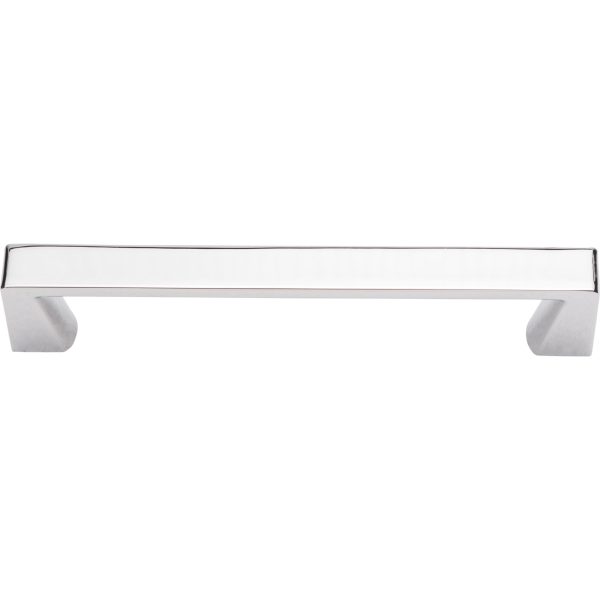 128 mm Center-to-Center Polished Chrome Square Boswell Cabinet Pull - Image 4
