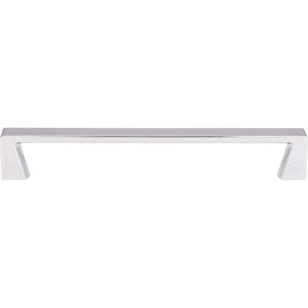 160 mm Center-to-Center Polished Chrome Square Boswell Cabinet Pull - Image 3