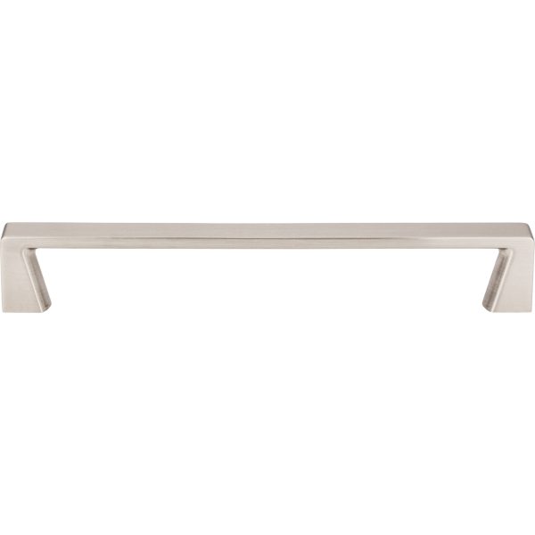 160 mm Center-to-Center Satin Nickel Square Boswell Cabinet Pull - Image 3