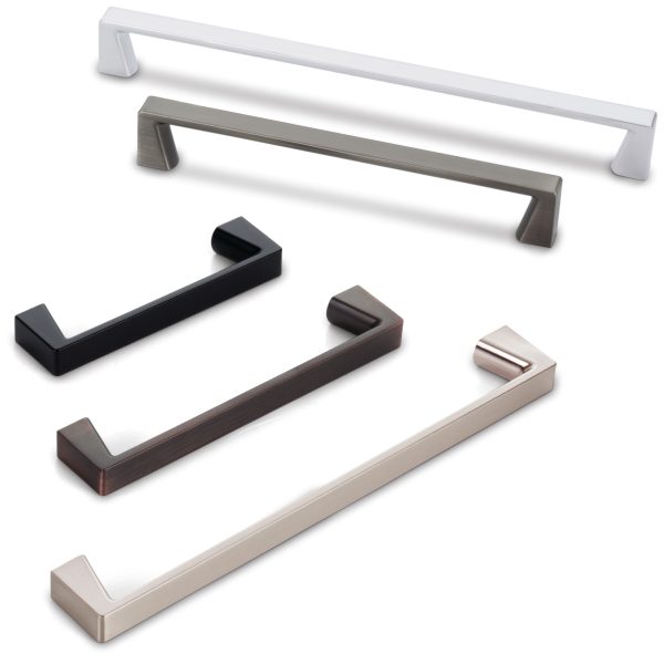 192 mm Center-to-Center Polished Chrome Square Boswell Cabinet Pull - Image 6