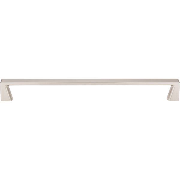 224 mm Center-to-Center Satin Nickel Square Boswell Cabinet Pull - Image 3